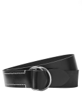 Leather Ring Buckle Hip Belt