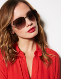 Rimless Square Sunglasses