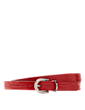 Faux Leather Jeans Hip Belt