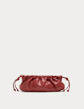 Ruched Chain Shoulder Bag