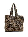 Canvas Leopard Print Tote Bag