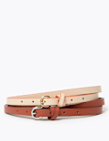 2pk Leather Hip Belt