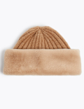 Knitted Textured Cossack Hat
