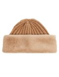 Knitted Textured Cossack Hat