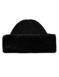 Knitted Textured Cossack Hat