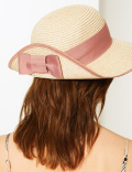 Metallic up Brim Sun Hat