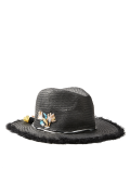Embroidered Fedora Hat