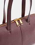 Double Zip Grab Bowler Bag