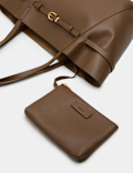 Belt Detail Tote Bag