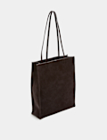 Top Handle Structured Tote Bag