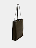 Top Handle Structured Tote Bag