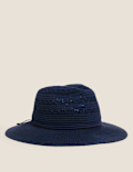 Cotton Rich Packable Fedora Hat