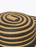 Striped Wide Brim Sun Hat