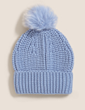Knitted Pom Hat