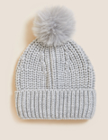 Knitted Pom Hat
