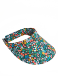 Pure Cotton Floral Visor