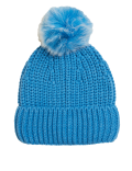 Knitted Faux Fur Pom Hat