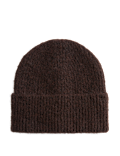 Rib Fluffy Beanie Hat