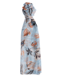 Pure Silk Floral Print Scarf