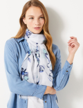 Floral Print Scarf