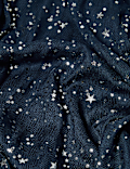 Star Foil Printed Scarf