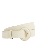Faux Leather Lizard Effect Jeans Belt