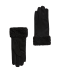 Faux Sheepskin Cuffed Gloves