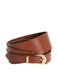 Leather Wide Waist Belt