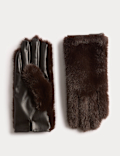 Faux Fur Gloves