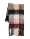 Checked Tassel Scarf