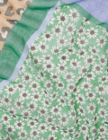 Printed Floral Scarf
