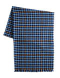 Checked Fringed Scarf