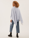 Woven Tassel Poncho