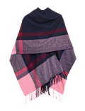 Colour Block Poncho