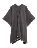 Brushed Whipstitch Poncho