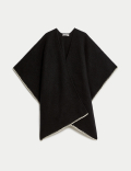 Brushed Whipstitch Poncho