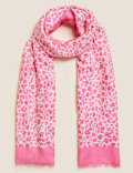 Printed Scarf With Modal