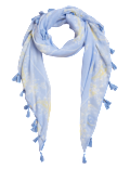 Floral Tassel Scarf