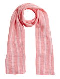 Pure Linen Striped Scarf