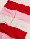 Knitted Striped Scarf