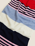 Knitted Striped Scarf