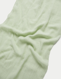 Linen Blend Textured Scarf