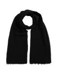 Linen Blend Textured Scarf