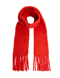 Brushed Colour Block Tassel Scarf