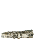 Leather Metallic Hip Belt