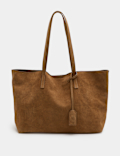 Suede Tote Bag