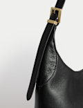 Leather Top Handle Shoulder Tote