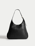 Leather Top Handle Shoulder Tote