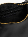 Faux Leather Underarm Shoulder Bag