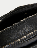 Faux Leather Cross Body Camera Bag
